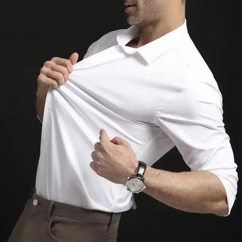 Camisa Social Masculina Anti Amassado, Anti Odor e Ultra Confortável | Tecnologia FlexPro®