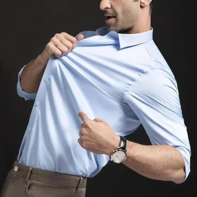 Camisa Social Masculina Anti Amassado, Anti Odor e Ultra Confortável | Tecnologia FlexPro®