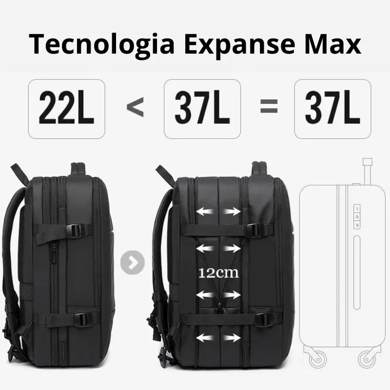 Mochila Masculina Impermeável para Notebook | AstralExpand®️