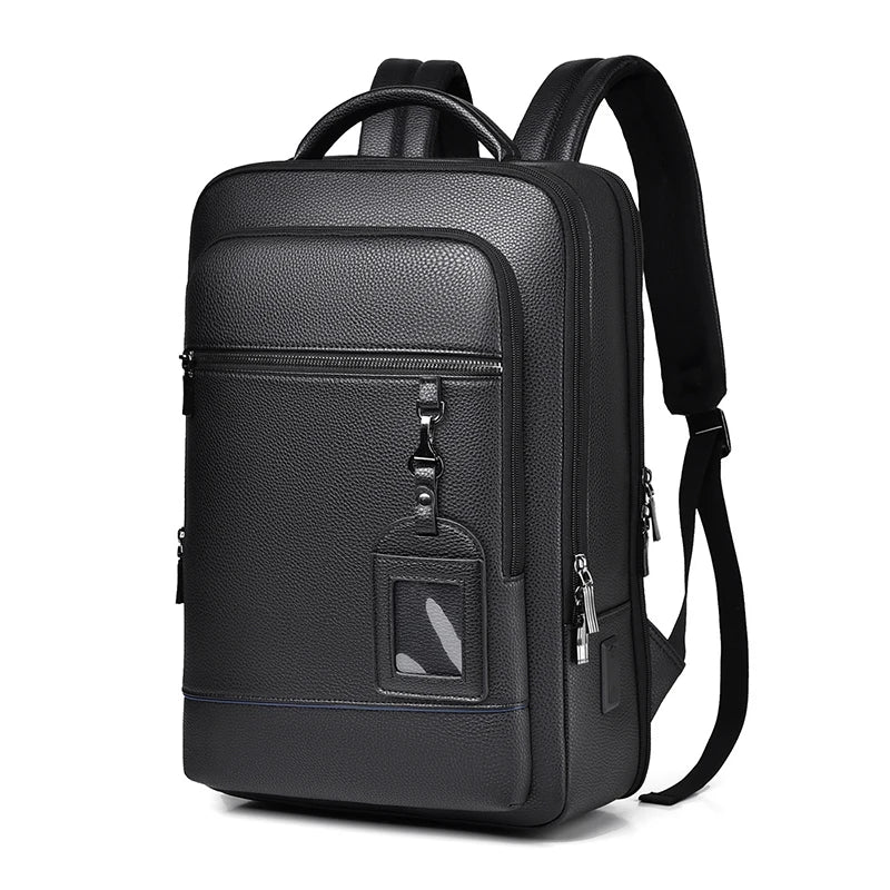 Mochila Masculina de Couro para Notebook | Executive®️