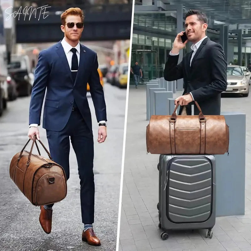 Bolsa Masculina de Viagem Reforçada Marrom | Diplomatic®️