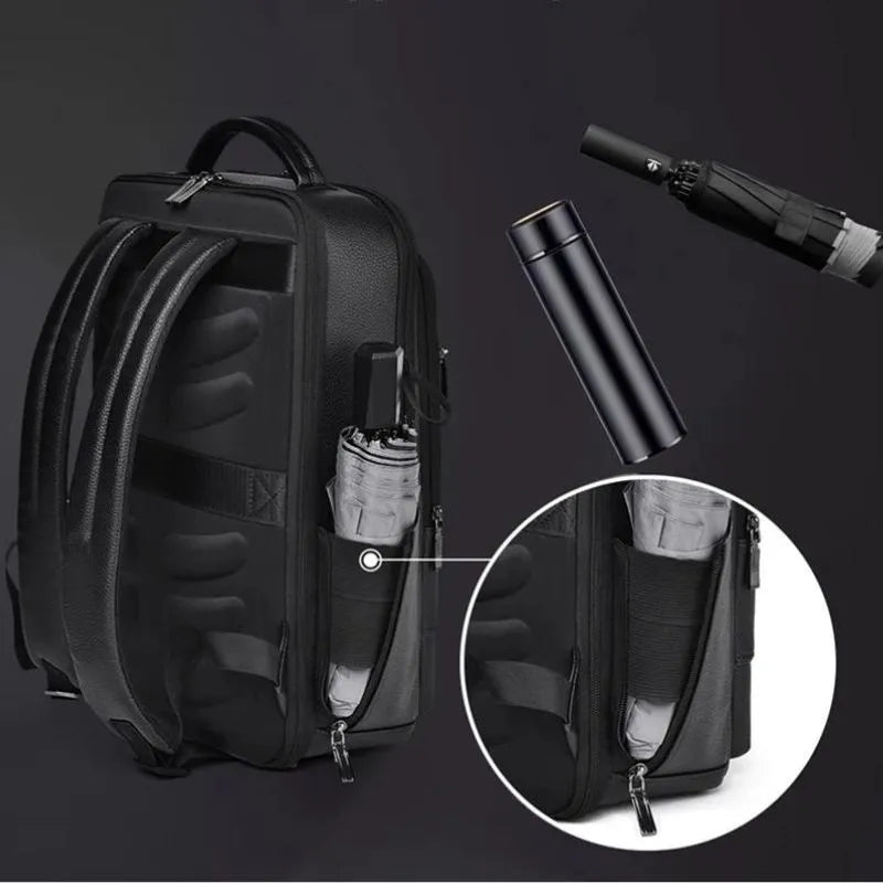 Mochila Masculina de Couro para Notebook | Executive®️