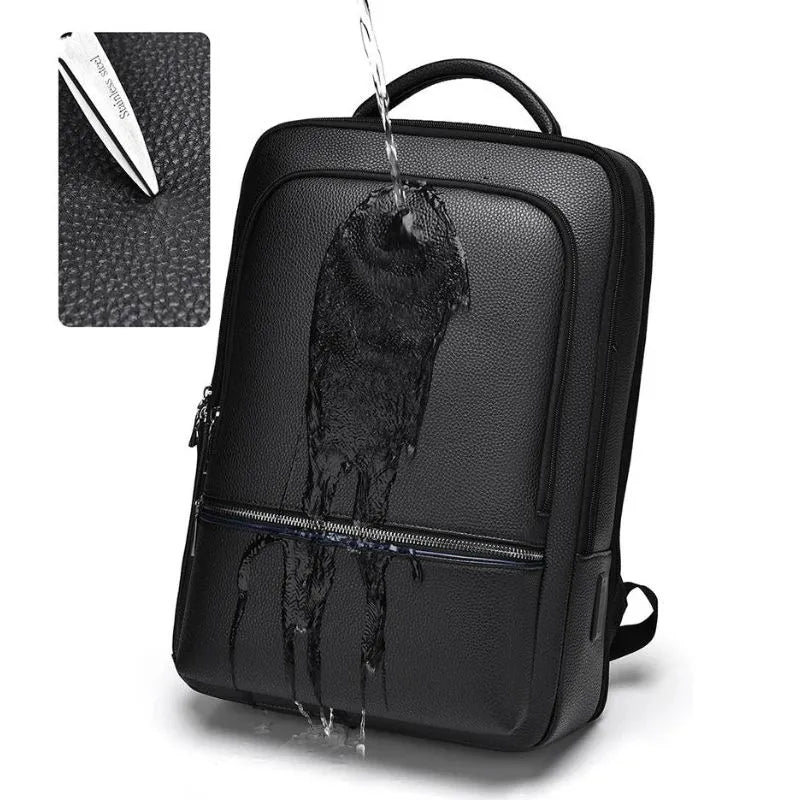 Mochila Masculina de Couro para Notebook | Executive®️