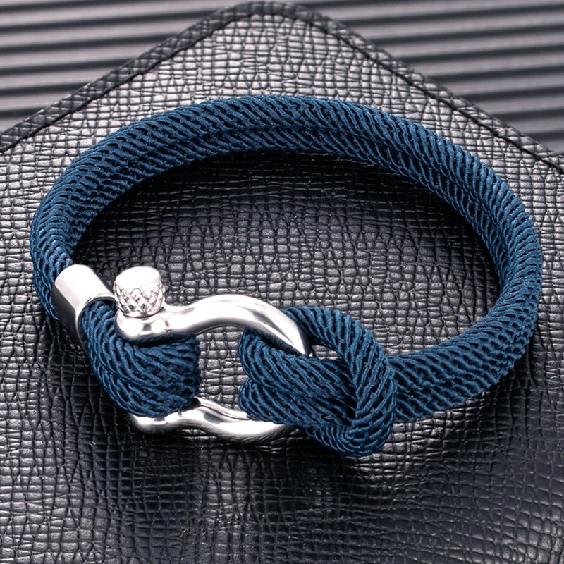 Pulseira Masculina de Corda Dupla | FRANCESCO