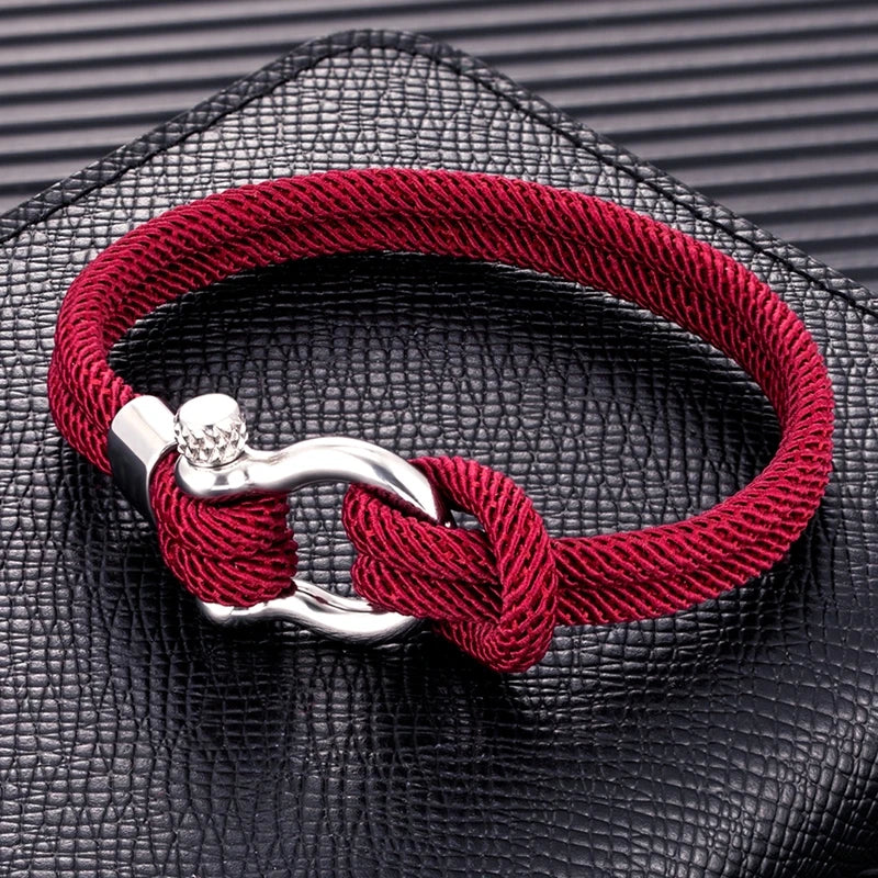 Pulseira Masculina de Corda Dupla | FRANCESCO