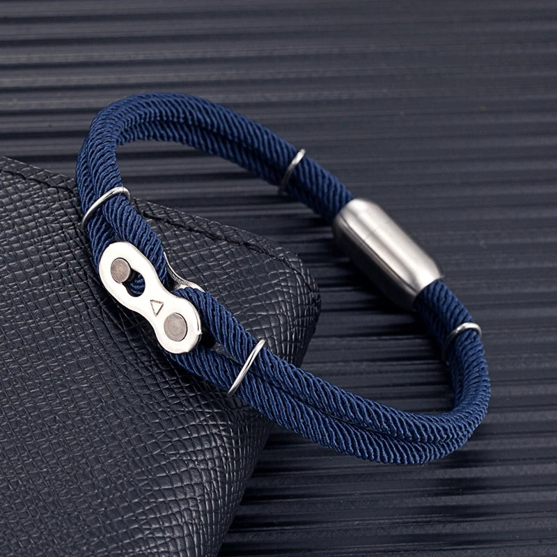 Pulseira Masculina de Corda Dupla | SIENA