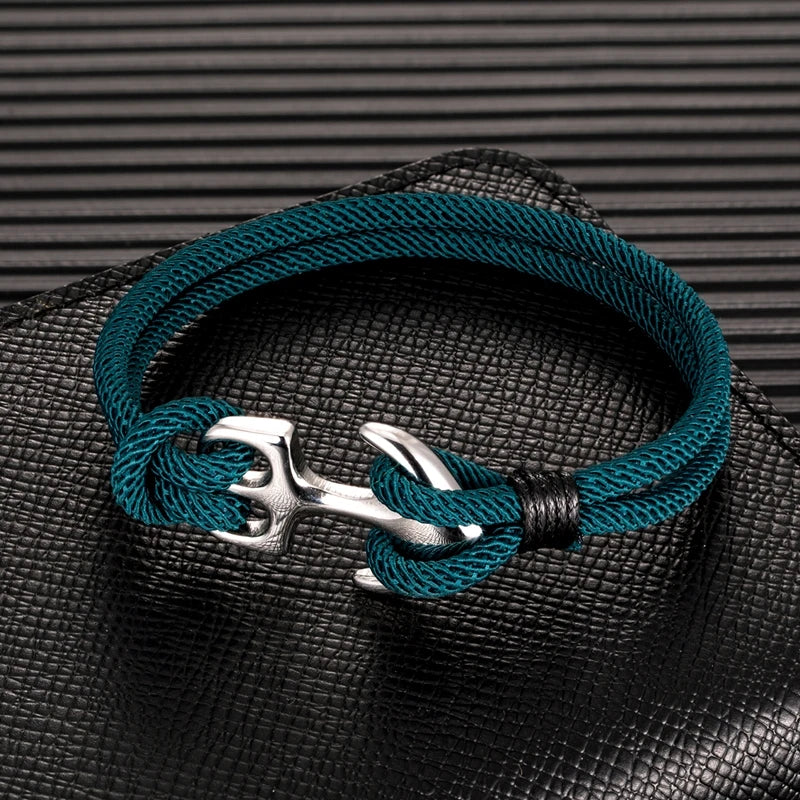 Pulseira Masculina de Corda Dupla | TROPEA